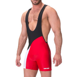 Barcode Berlin Body Singlet Luckenwalde Noir-Rouge